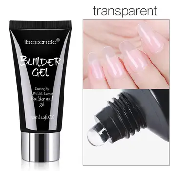 

Glitter Diamond Polygel Kits Nail Extension Soak Off UV Salon Design Top Base Polish Gel Set Coat Nail For Nails C3V4