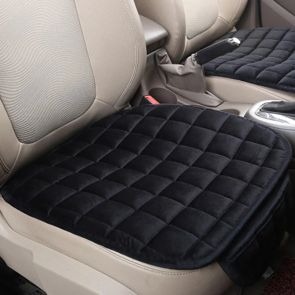 

New Car Seat Cover Cars Waist Cushion Winter Warm Seat Cushion Anti-slip Universal Front Back Chair Seat Pad Protector