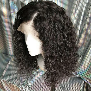 

360 Lace Front Human Hair Wig Glueless Remy Brazilian Hair Deep Curly Lace Frontal Wig Preplucked With Baby Hair For Black Women