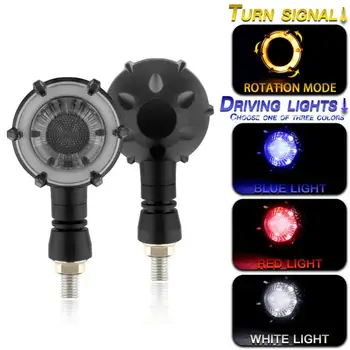 

2PCS Universal Motorcycle Waterproof Turn Signal Warning Led Lights Signal Lamp Motorbike Racing Scooter ATV Accessories Flasher