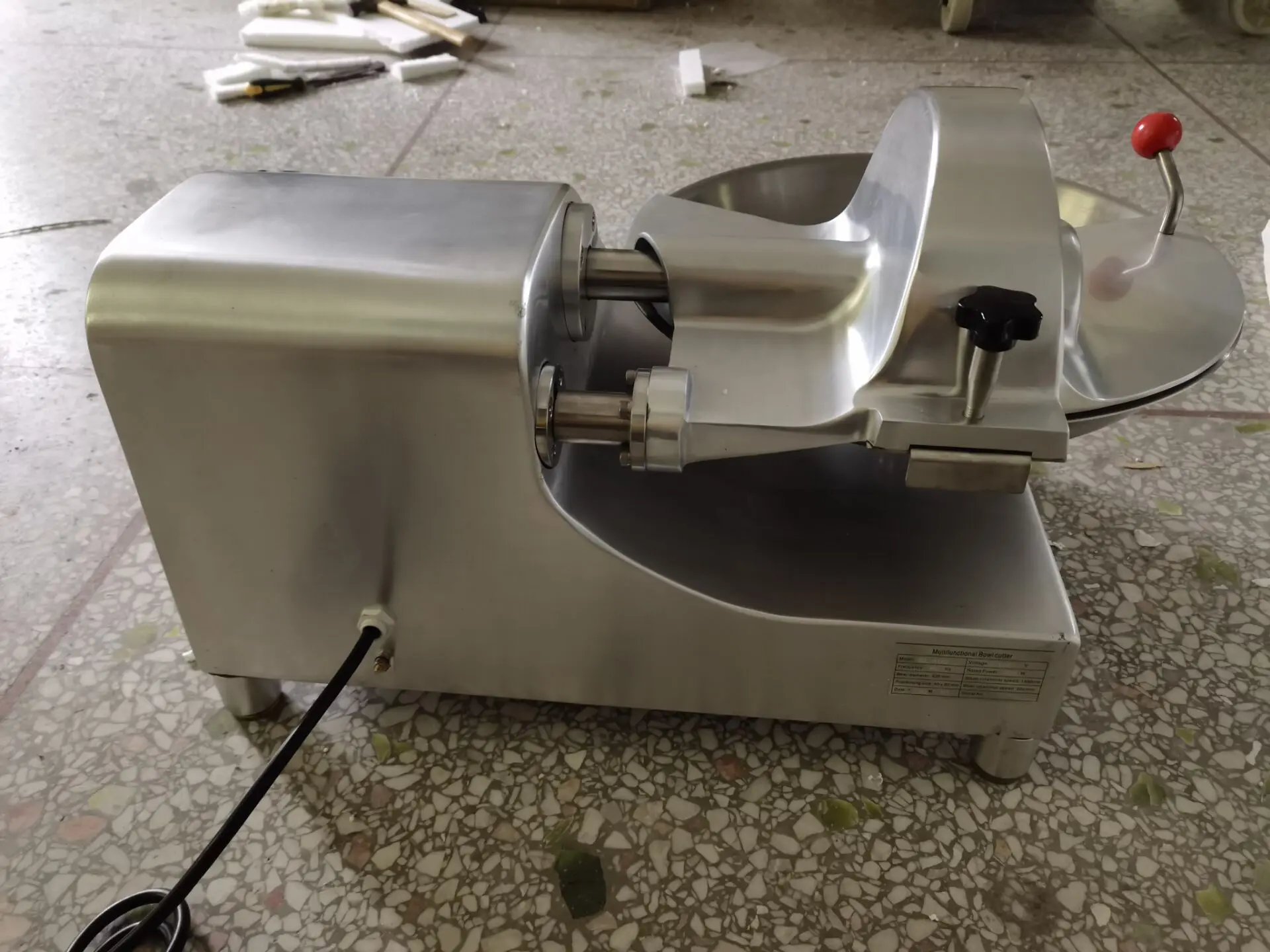 Description Picture 4 of itemElectric 110v 220v Multifunctional commercial food chopper Bowl Cutter Meat grinder Ginger garlic grinder for Restaurant