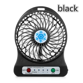 Portable Mini Usb Fan Rechargeable Handheld Desk Air Cooler Travel Humidification Cooling Fan Led Light 18650 Battery Fan#y30 tanie i dobre opinie 