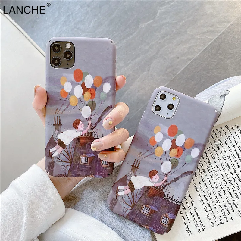LANCHE Fundas For Xiaomi Redmi Note 8 7 K20 Pro Case mi lite 9 se 6 6X 3 CC9 Cartoon Hard PC Phone |
