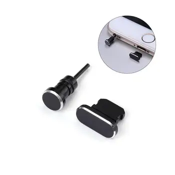 

2pcs/set 3.5mm Earphone Jack Anti Dust Plug with Charging Port Plug for iPad Headset Plugs Cover for iPhone X/8/7/SE/6/5