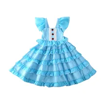 Платье для девочек; коллекция года; платье для маленьких девочек; многослойное длинное платье-пачка; праздничное платье принцессы; От 1 до 5 лет