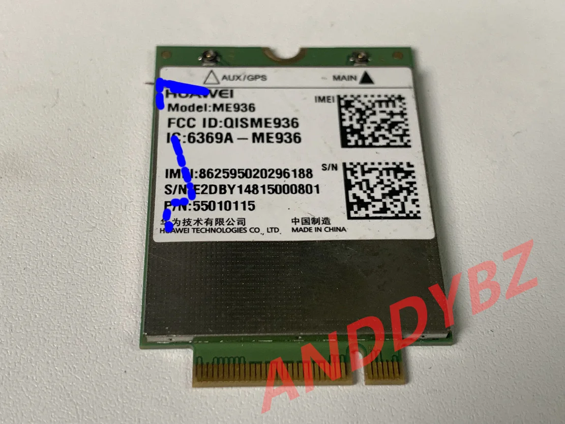 

Used FOR Huawei ME936 Is A 4G LTE Module With NGFF Interface TESED OK Free Shipping