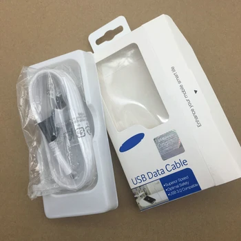 

50Pcs 100% Genuine Original 1.5M NOTE 4 Micro USB Data Sync Charger Cable for Samsun Note4 S6 S7 With Retail box