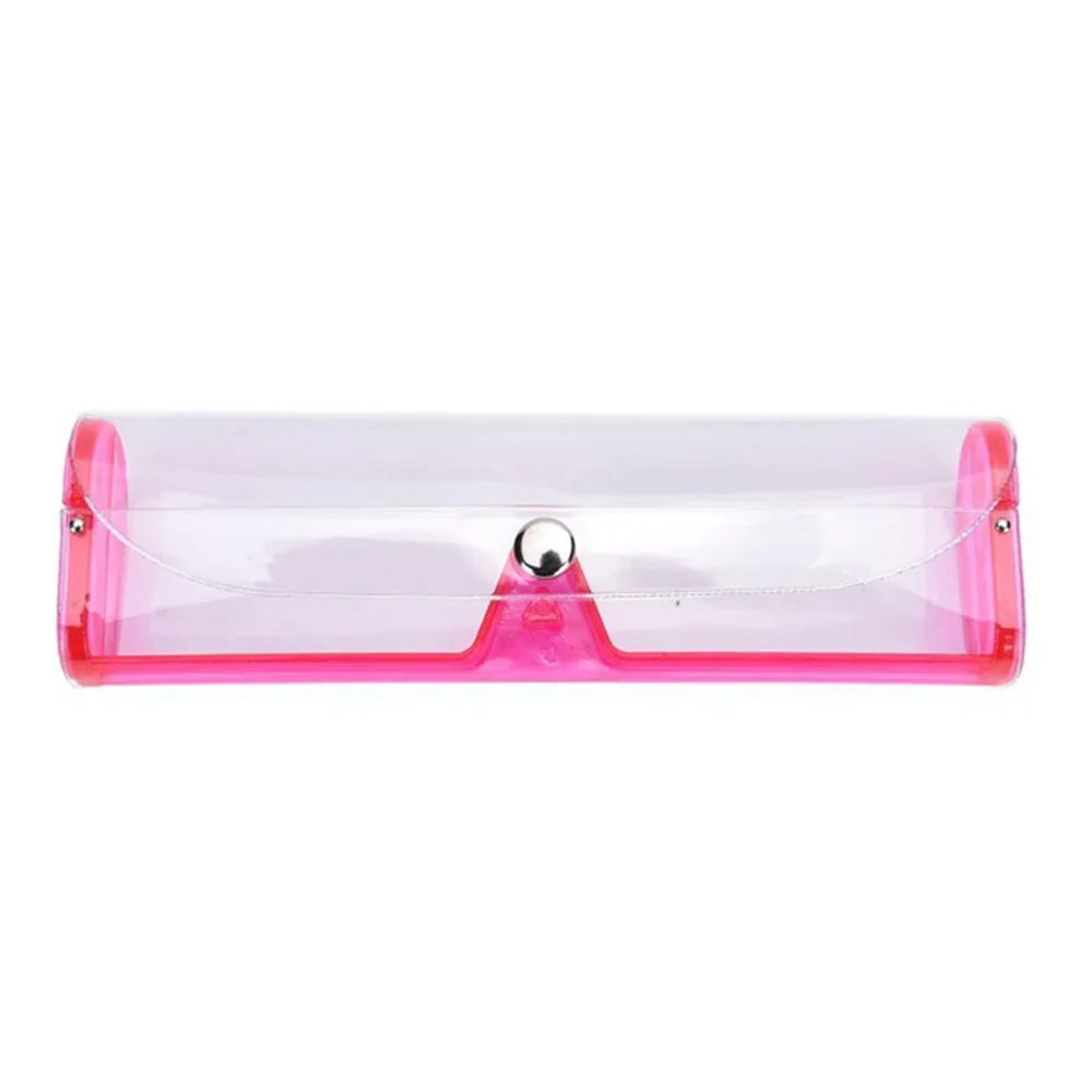 Лидер продаж 1 шт. переносной чехлы для очков Kawaii очки из ПВХ коробка милые прозрачные очки для девочек чехол Аксессуары для очков