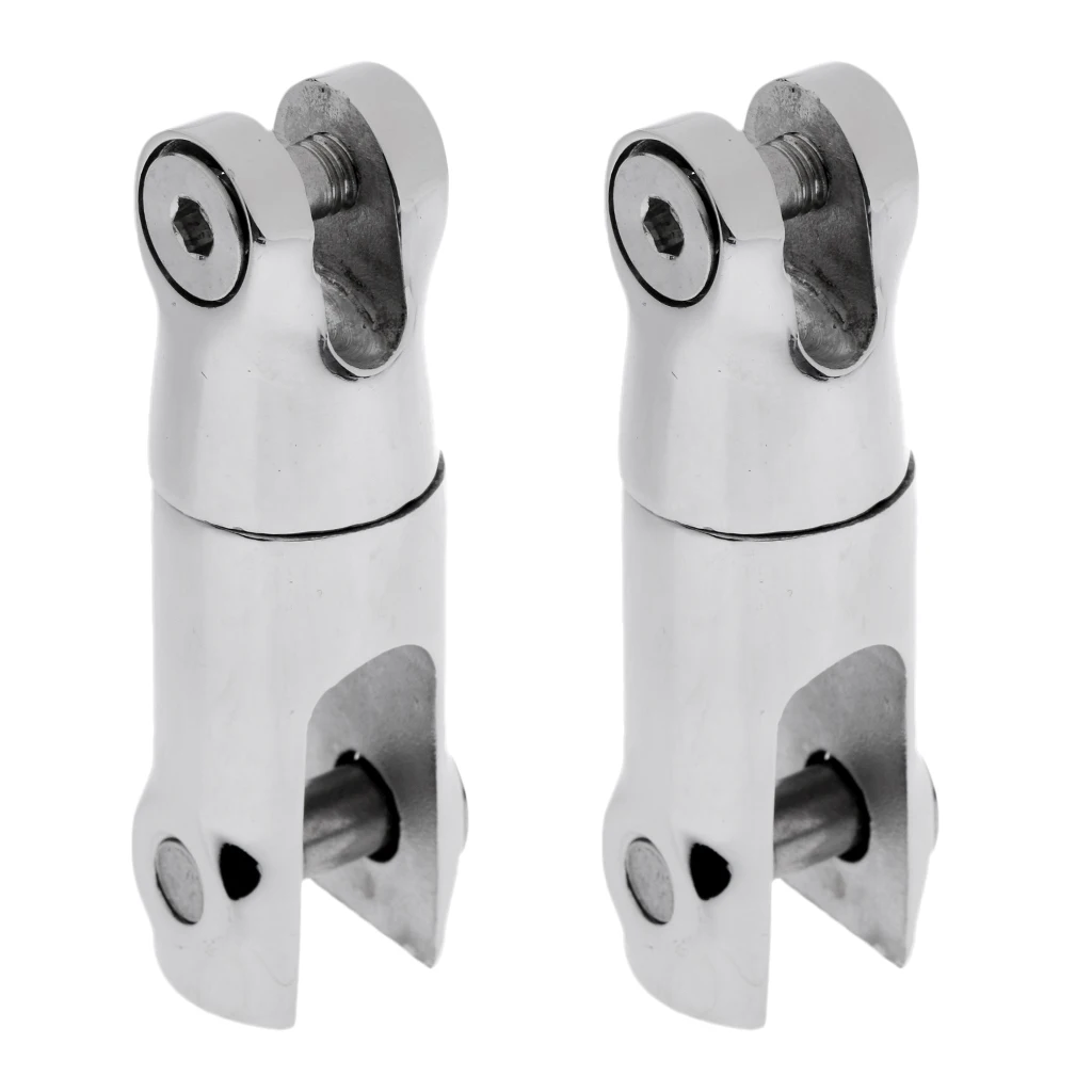 6/8mm Double Anchor Chain Swivel Connector 316 Stainless Steel Marine Grade