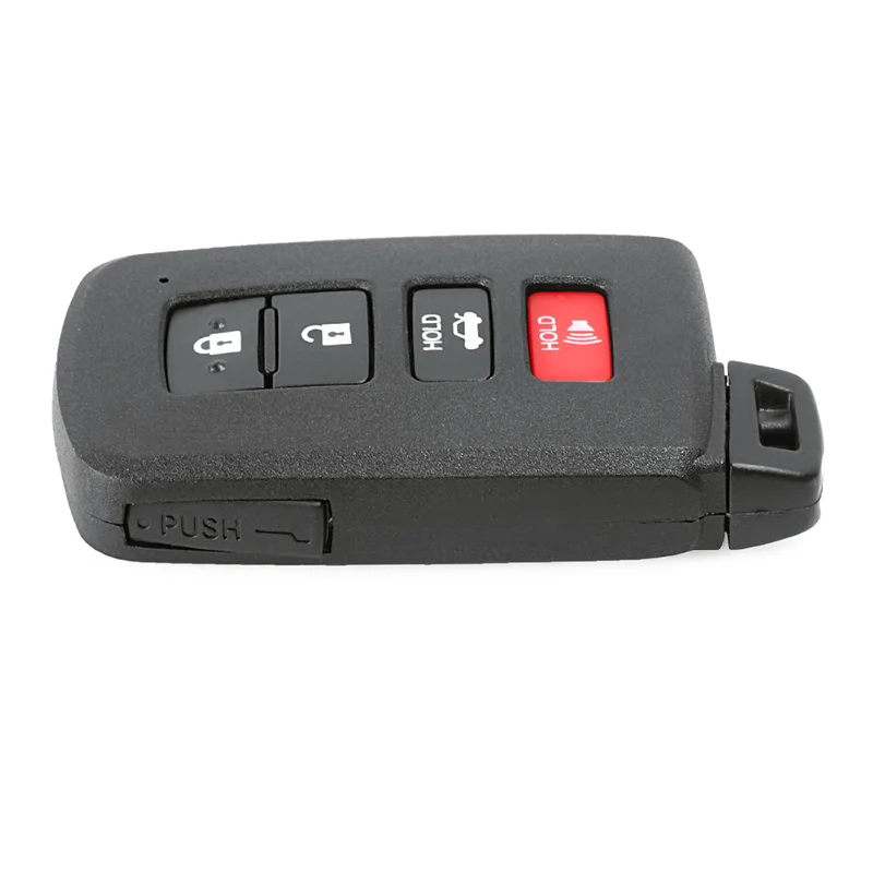 KEYECU OEM HYQ14FBA-0020 P/N: 89904-06140 4 кнопки бесключевого ввода смарт-карты дистанционного брелока для Toyota Highlander