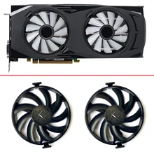 Carte graphique à sertir, 2 pièces, 90MM, pour XFX AMD Radeon RX FDC10U12S9 C 470 480 RX580 RX480 RX470, édition 580