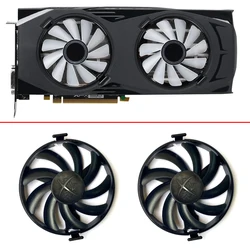 Carte graphique à sertir, 2 pièces, 90MM, pour XFX AMD Radeon RX FDC10U12S9 C 470 480 RX580 RX480 RX470, édition 580 