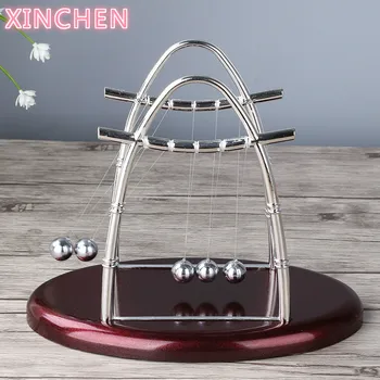 

Arched Newton Ball Swing Collision Bumper Ball Small Medium Large Metal Perpetual Motion Chaos Swing Balance Conservation