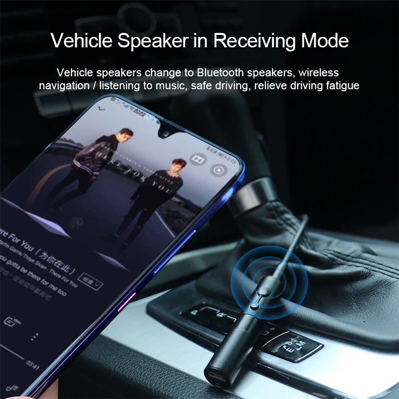 Hagibis Bluetooth 5.0 Transmitter Receiver 2-in-1 3.5mm Jack Audio Aptx Wireless Adapter AUX for TV Headphones PC Car Nintendo