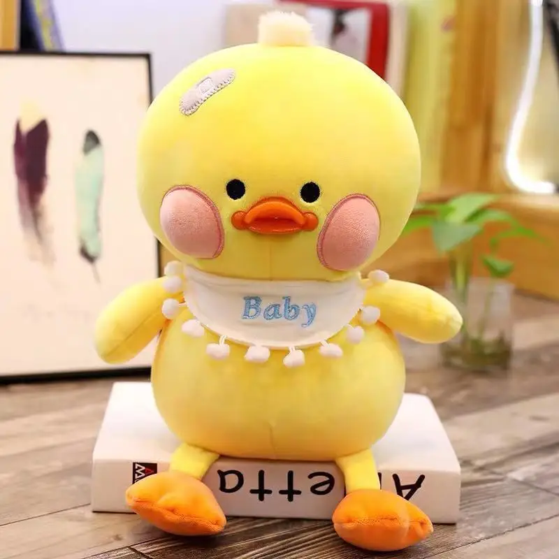 Little duck 25 см маленькая Желтая утка, кукла-животное, мягкая плюшевая игрушка, дети, милый сон, расслабляющий, чучело, куклы, детские подарки на день рождения - Цвет: Little duck