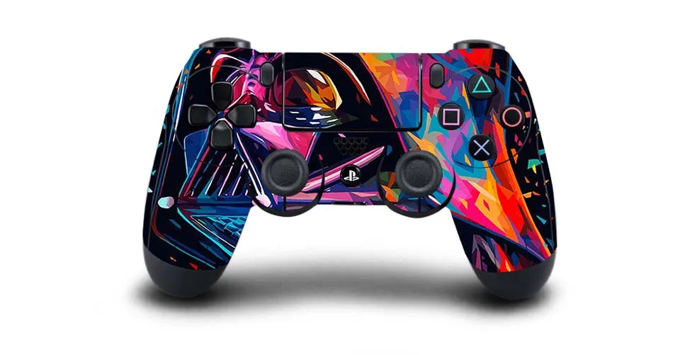 Наклейка контроллера PS4 Защитная крышка Виниловая наклейка для Playstation 4 PS4/Pro/Slim Gamepad Skins - Цвет: QBTM1102