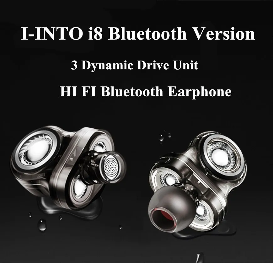 I6 Bluetooth наушники с 3 динамическим приводом HIFI бас наушники спортивные Bluetooth гарнитура стерео беспроводные наушники для смартфона