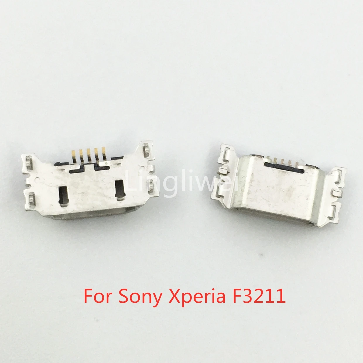 

5-контактный мини-разъем Micro USB, 100 шт., зарядный порт для мобильного телефона Sony Xperia F3211 F3212 C6/XAU Ultra F3213 F3215 F3216