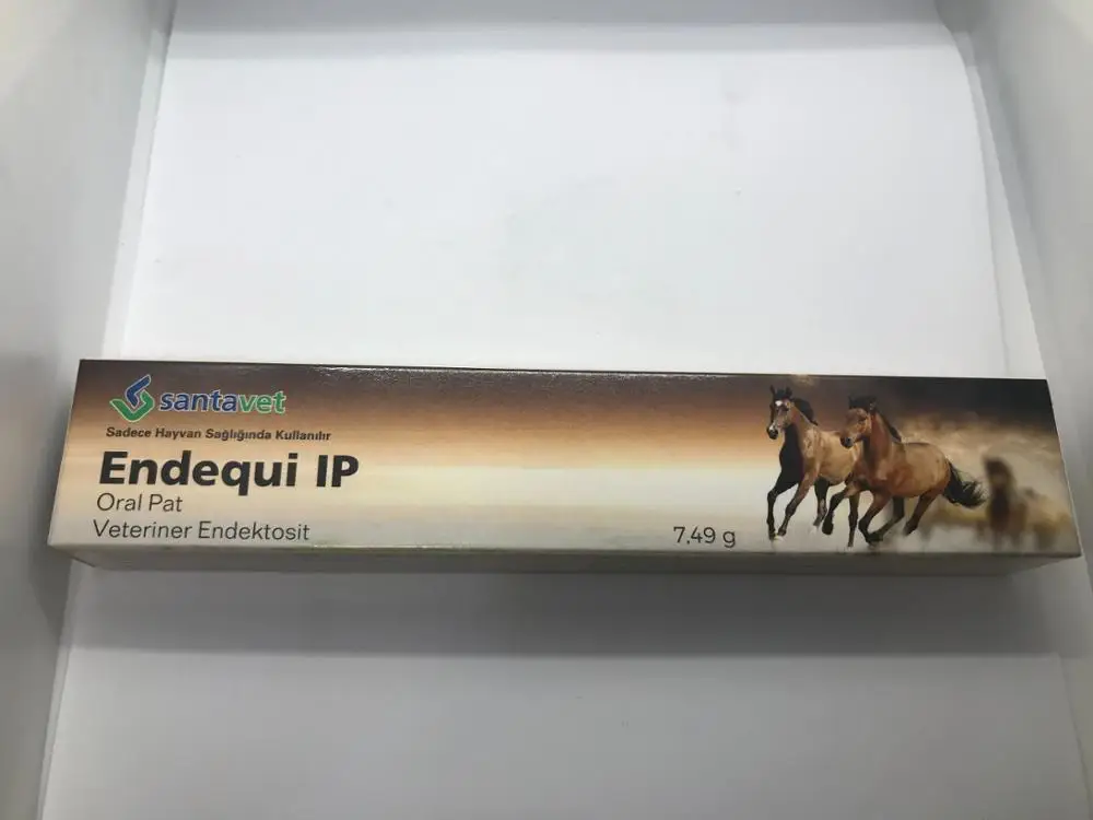 Endequí IP Oral, ivermectina de 10mg/Praziquantel de 100mg, antiparasitario, para caballos y Colt