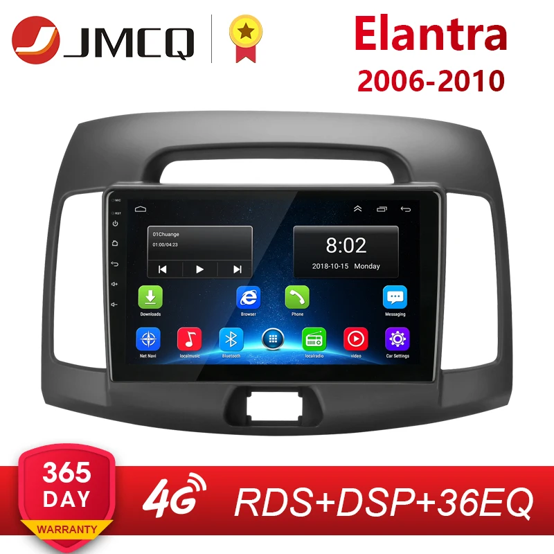 Android 8,1 2G+ 32G 2Din 4G Автомобильный Радио Мультимедиа Видео плеер для hyundai Elantra 4 HD 2006-2010 навигация gps автостерео+ рамка
