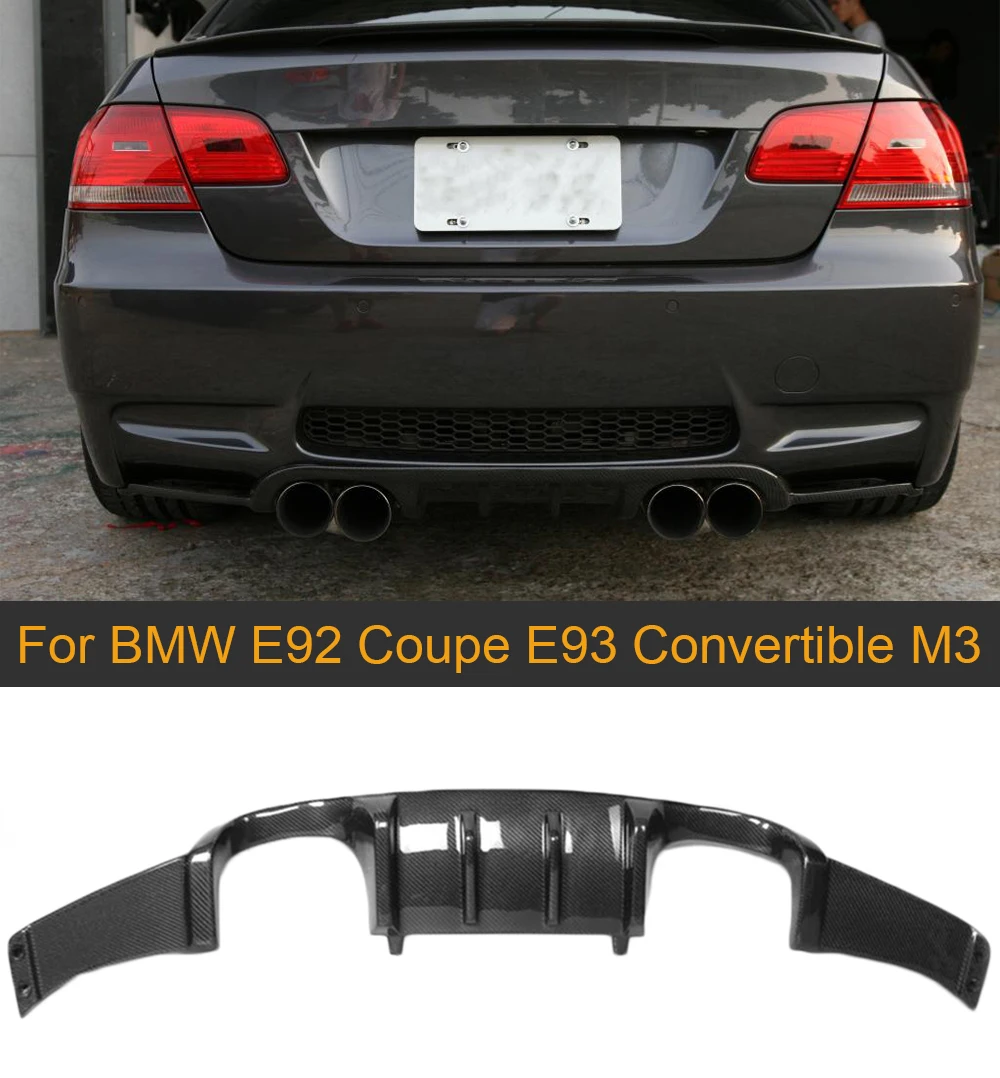 Автомобильный задний бампер спойлер диффузор для BMW E92 Coupe E93 Convertible M3 2008 2013 Non 4 Door
