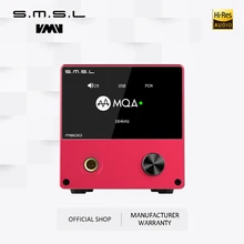 SMSL M500 XMOS Φ поддерживает микросхему MQA D/A ES9038PRO DoP и родной DSD 32 бит/768