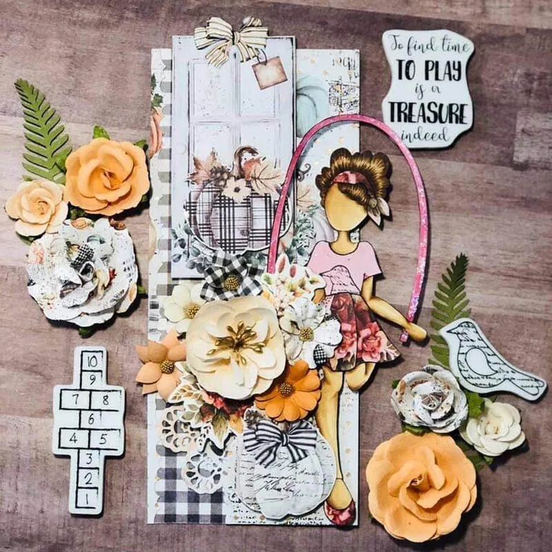 Fashion Women Costume Matching Transparent Clear Silicone Stamp Fashion Girls Photo Album Decorative Clear Stamp