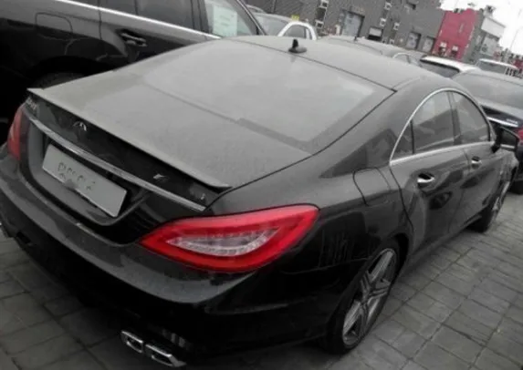 Для Benz-CLS(C218) класс спойлер cls 350 400 450 320 2012- Высокое качество FRP Материал заднего крыла первоклассника Цвет спойлер