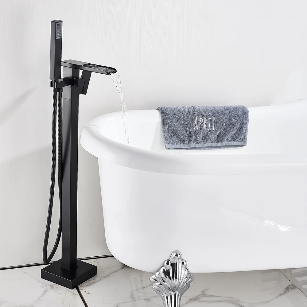 Смеситель для ванны хромированный со светодиодсветильник кой|faucet led|faucet showerfaucet led