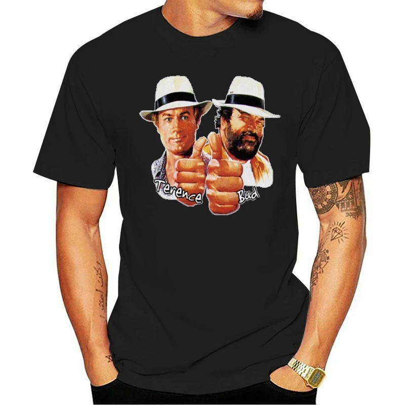 

T-SHIRT MAGLIETTA UOMO DONNA BUD SPENCER TERENCE HILL TRIBUTO BUGGY