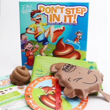 

Don't Step In It Interaction Party Game Laughting Funny games game Blindfolded poop dodging fun for kids Spoof amusing children