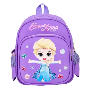

Disney Children Princess Elsa Backpack Boy Girl Captain America Elementary School Backpack Children Kindergarten School Bag