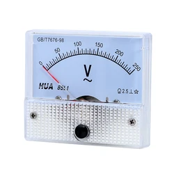 85L1 Voltmeter AC mechanical pointer meter 5V-10V-15V-20V-30V-50V-500V