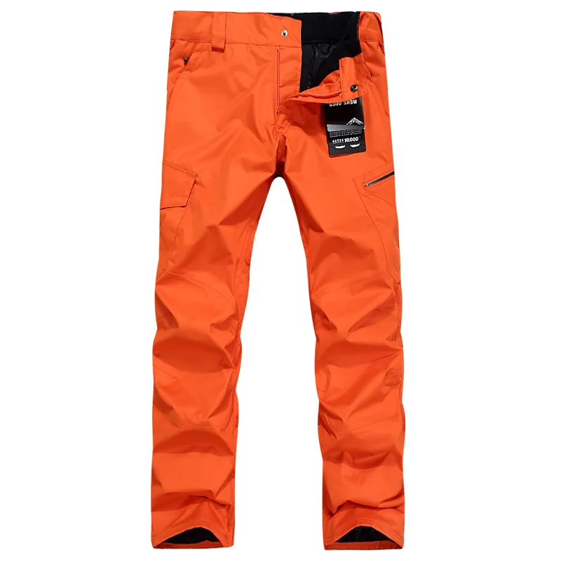 9 цветов зимние штаны костюм для сноубординга брюки 10 к водонепроницаемые ветрозащитные дышащие зимние спортивные лыжные штаны для мужчин - Цвет: picture pant