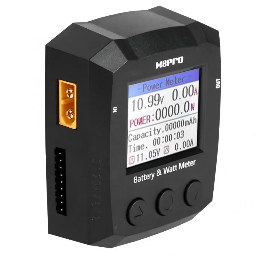 

Hot Rcharlance M8Pro 1-8S LiPo Battery & Watt Meter Batteries Checker Balance Discharge Spare