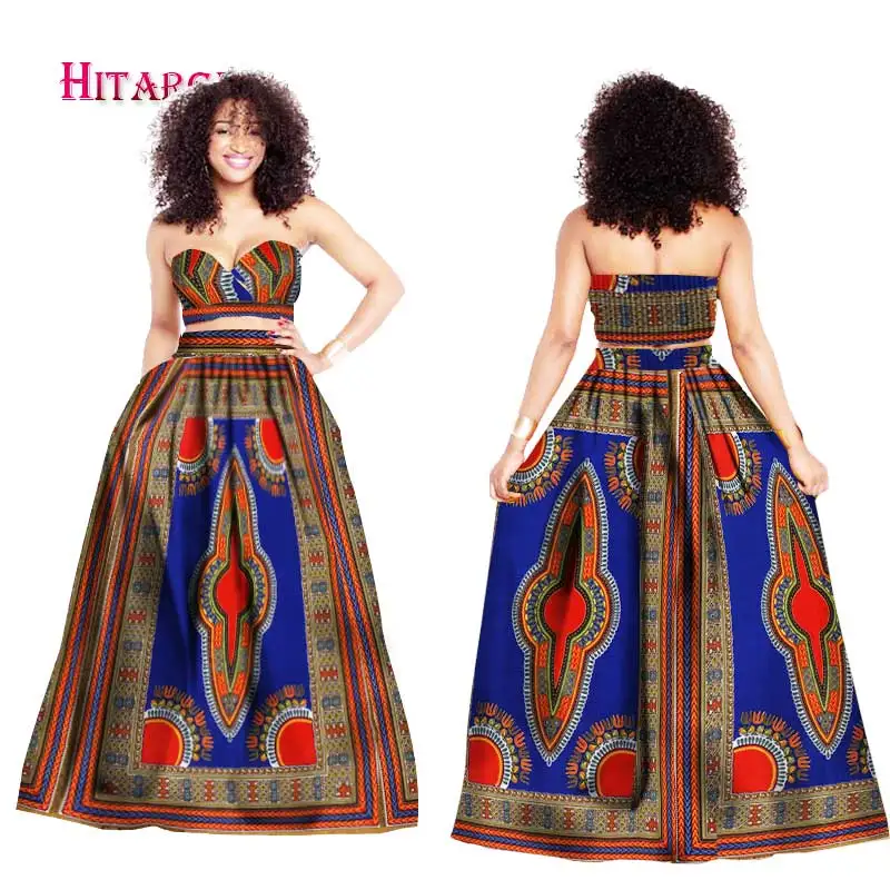 Модные африканские платья для женщин Bazin Riche 2020 новые Java сексуальные без бретелек