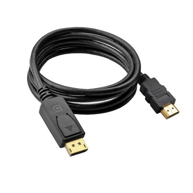 

RIVOER DisplayPort to HDMI conversion line 1.8m cable large DP to HDMI HD transfer line 1080p