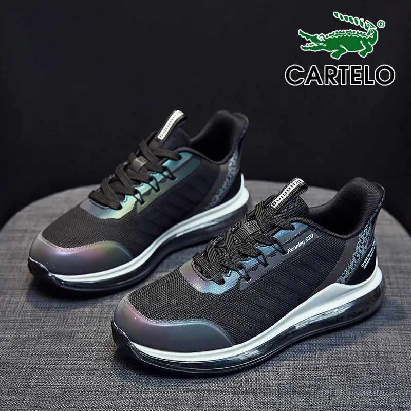 Professional Air Cushion Mesh Breathable Running Shoes Army Green Spring Autumn Walking Shoes Men Women Sneakers Size 36-44
