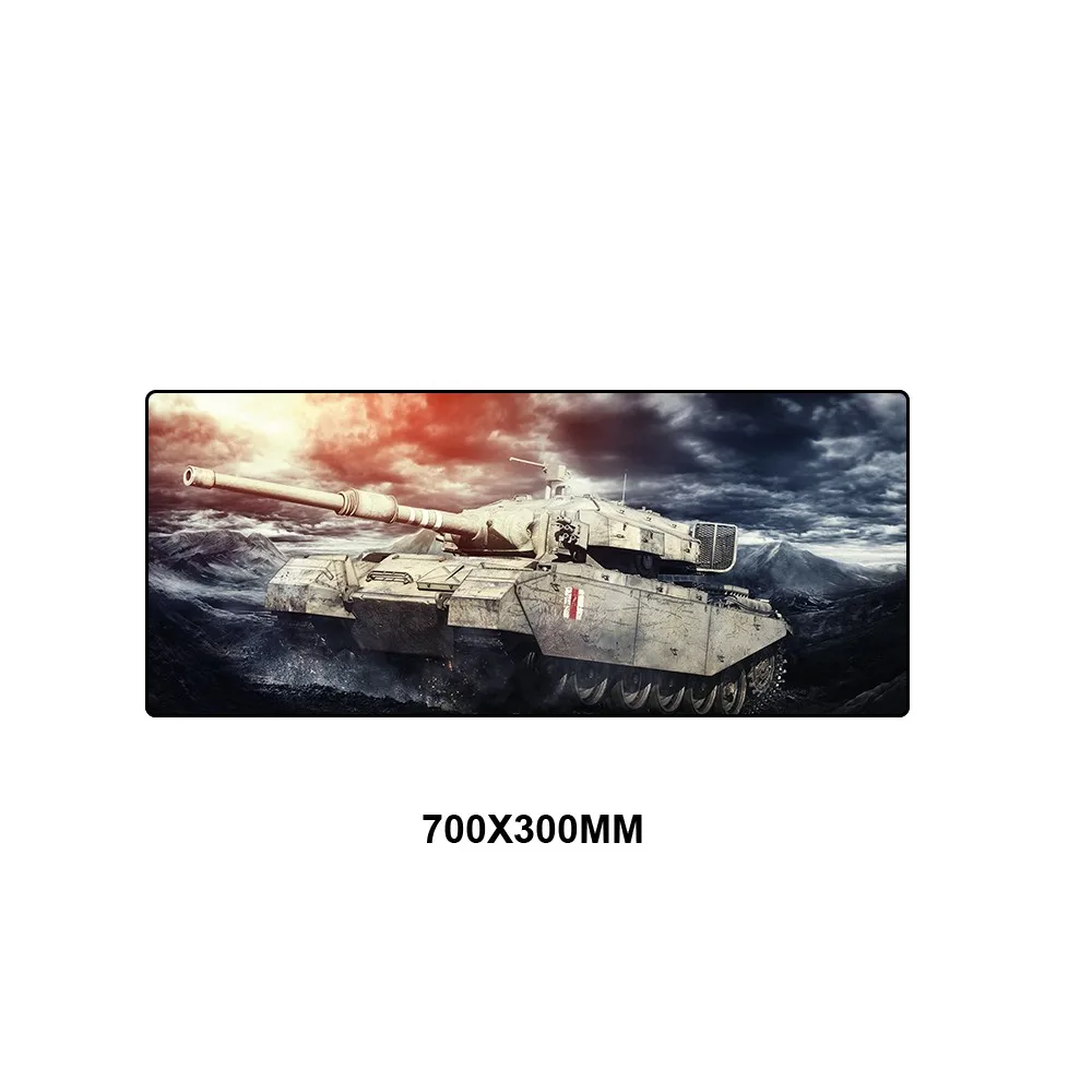 Коврик для мыши 70x30 см Коврик для мыши подарок для мальчика игровой коврик для мыши геймера персонализированные коврики для мыши Клавиатура компьютер PC коврик коврики World of Tanks - Цвет: TKSJ-040