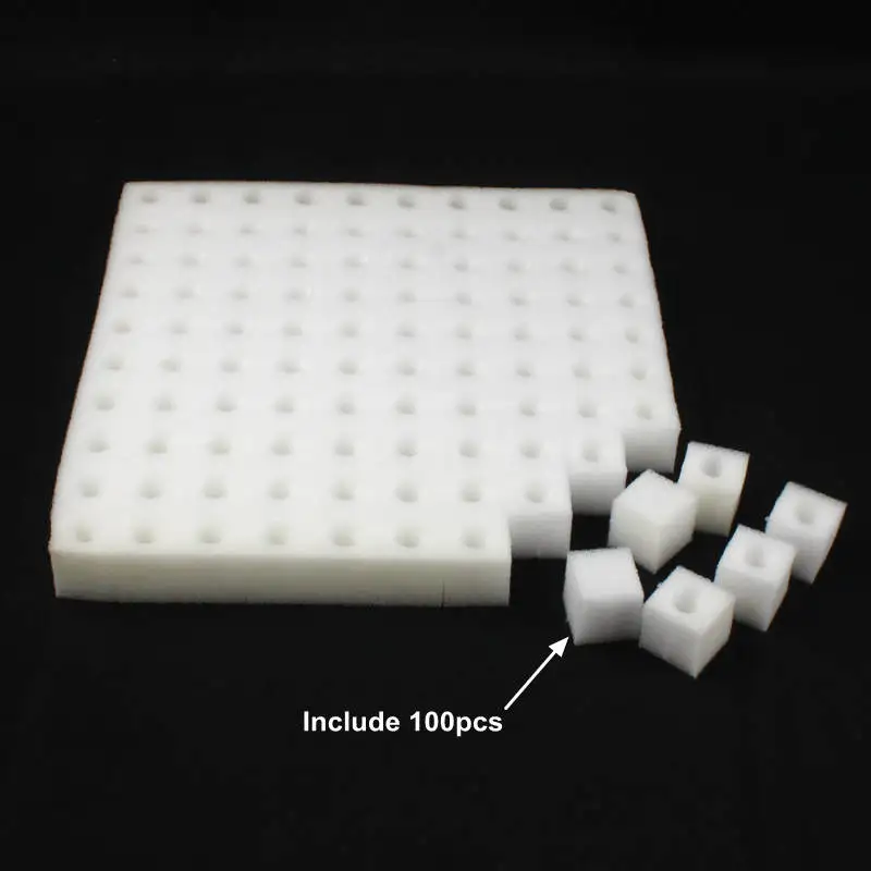 1/2/3/5/10pcs 250mm by 250mm Nursery Sponge Gardening Hydroponics Sponge Vegetables Hydroponics for Garden Supplies