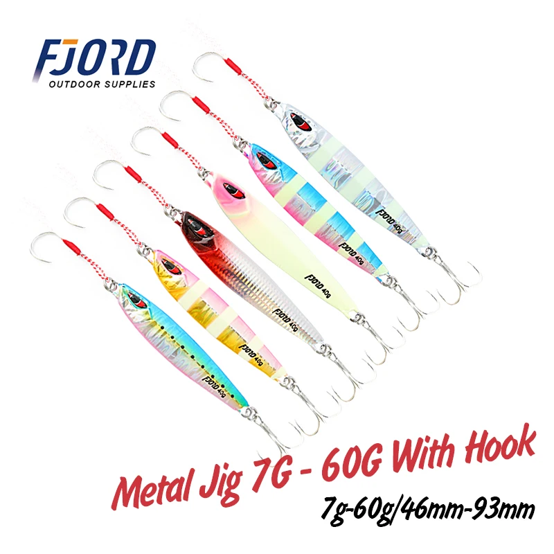 

FJORD 40G 20G 30G 60G Hard Metal Jiging Spoon Fishing Lure Artificial Shore Sinking Lead Cast Bait Sea Bass Fishing Tackle