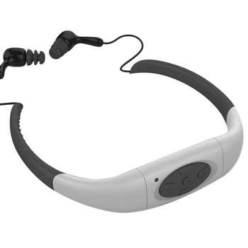 

8Gb Waterproof Swimming Surf Diving Sports Headset Mp3 Player Fm Radio
