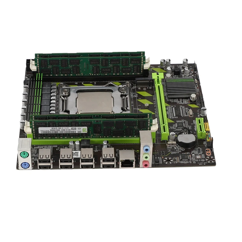 X79G LGA2011 практичная материнская плата для настольного компьютера с E5 2689 cpu 4x4G ECC ram |