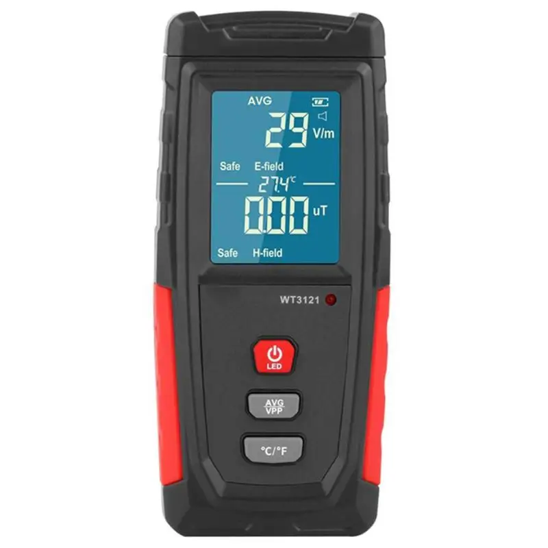 ЖК-тестер электромагнитного поля излучения er 1 V/M EMF метр ручной счетчик дозиметр тест диапазон полосы пропускания 5 Гц-3500 МГц