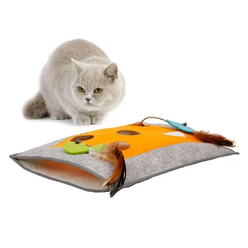 

1PC Hunting Creative Interactive Chasing Funny Hide-and-seek Cats Developmental Toys Cats Mouse Hole Toys