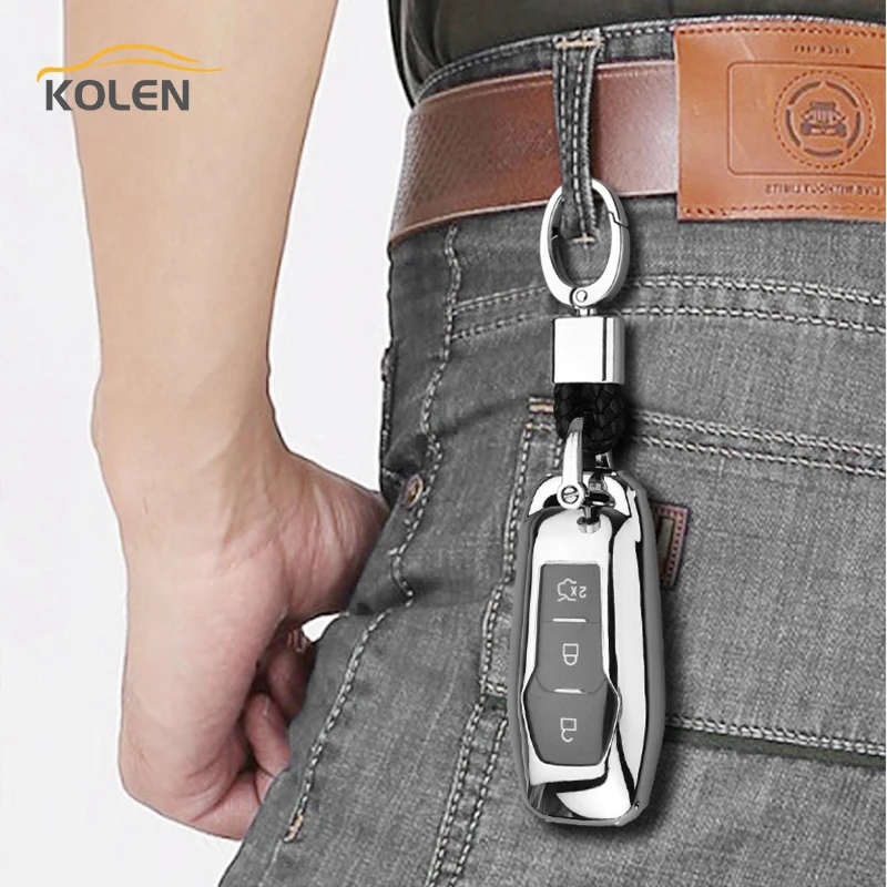 Soft TPU Car Remote Key Case Cover For Ford F-150 Mondeo Fusion Mustang Explorer Edge Galaxy Ranger Holder Shell Fob Accessories - Hb24d6c0358c34967b0f4fcb9b0de96acL