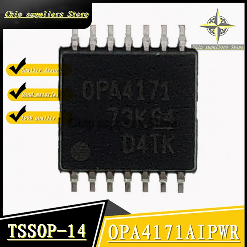 10 шт.-20 шт. // OPA4171AIPWR SOP-14 OPA4171 SOP14 чип для усиления работы Nwe тонкие материалы 100%