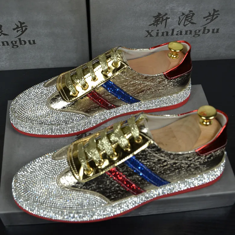 silver designer sneakers