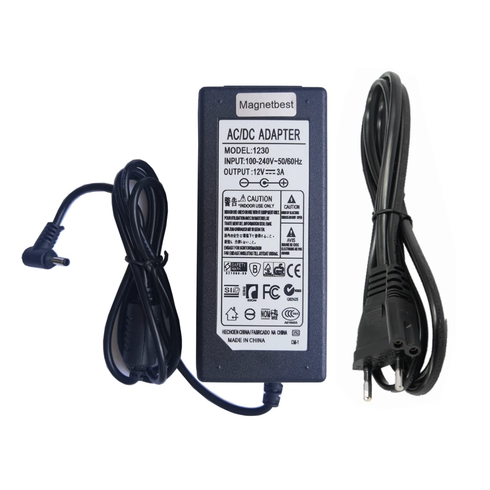 AC адаптер питания зарядное устройство 12 В 3A для перемычки EZbook 2 3 Pro ультрабук i7S с ЕС/США кабель переменного тока Шнур питания
