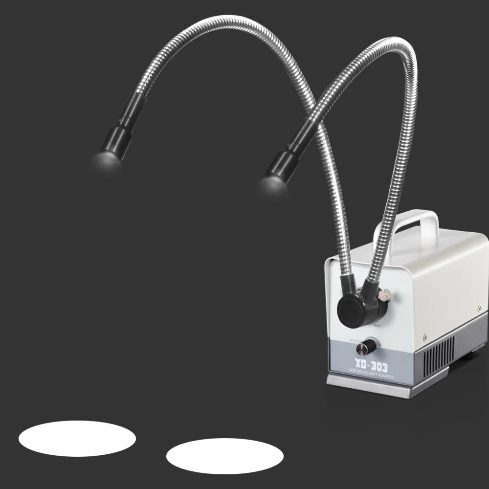 Fonte de Luz Mini Portátil Indústria Microscópio Microscopia Fria Fibra Óptica Jóias Identificação Led 20w 7 Mini portátil led 20w indústria microscópio microscopia